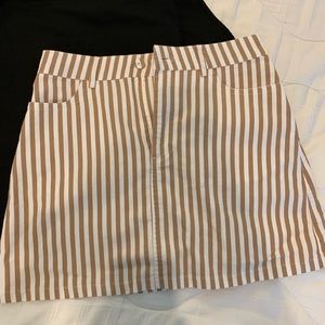 Forever 21 striped skirt